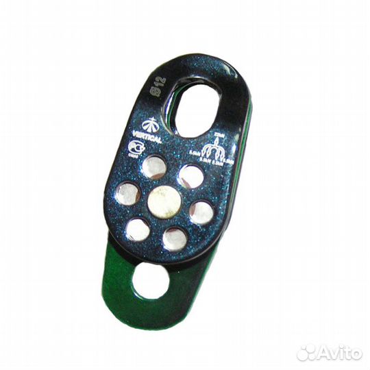 Блок - ролик Вертикаль двойной с подшипником дюрал