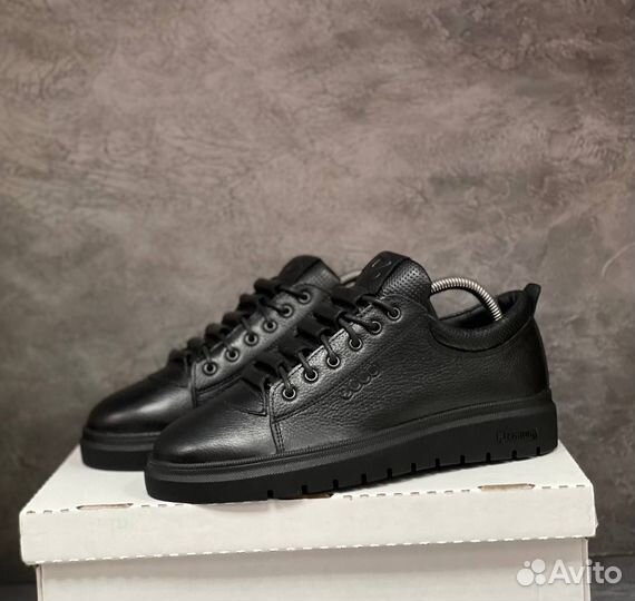 Кеды мужские Ecco натуральная кожа