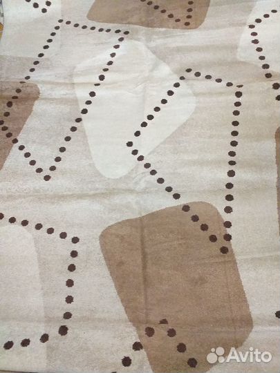 Ковер напольный, 2х3, светло-бежевых тонов