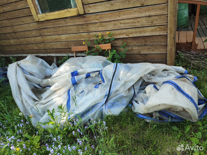 Теплица на металокаркасе 3 на 6 метра б/у