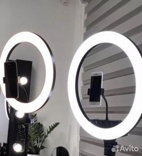 Лампа 31см со штативом кольцевая для селфи Хабаров