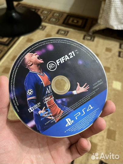 Fifa 21 ps4 диск