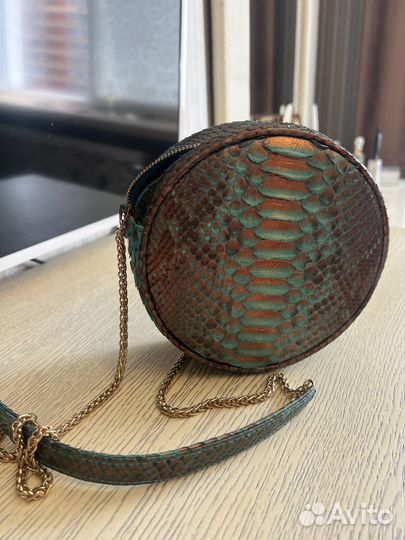 Сумка натуральная кожа питона