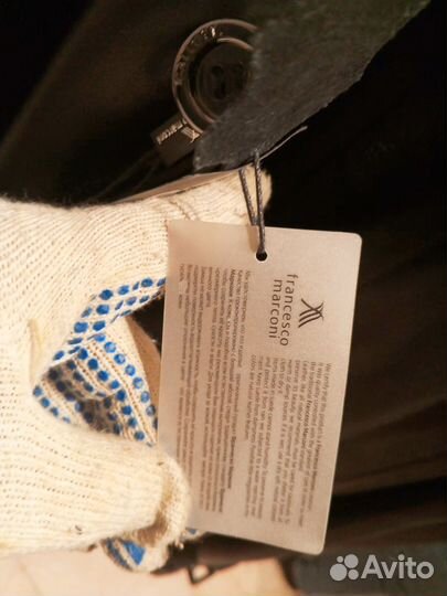 Кожаный плащ мужской длинный