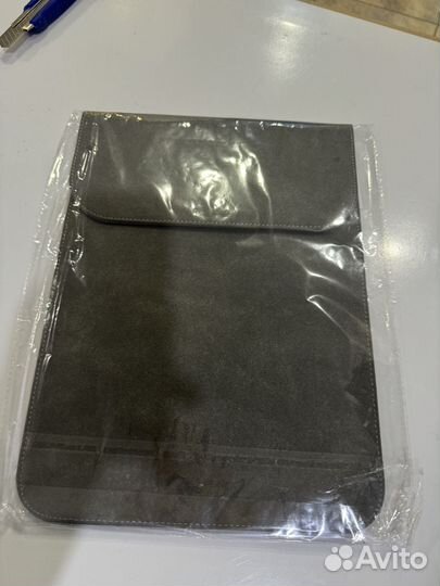 Замшевый чехол-папка
