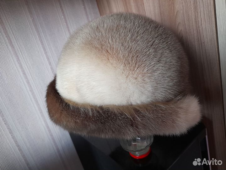 Шапка зимняя норковая женская