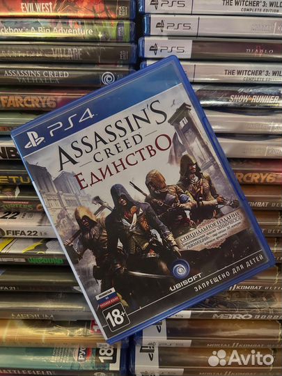 Игра Assassins Creed Единство ps4, ps5