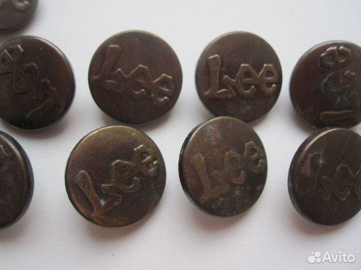 Пуговицы металлические СССР для джинс. Винтаж