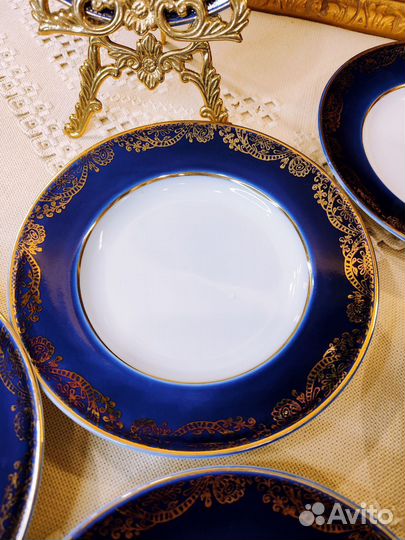 Набор тарелок 18 см Золотой фриз Лфз 1970-1991