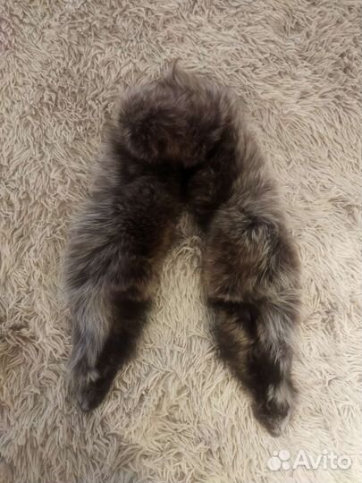 Меховой воротник натуральный мех