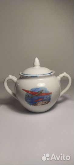 Редкость Сахарница СССР Дулево в коллекцию Арктика