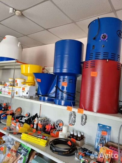 Доильные аппараты, дробилки, сепараторы