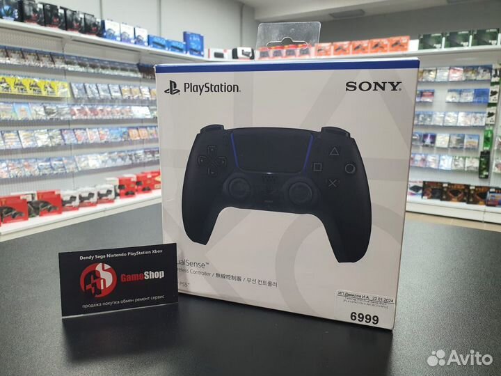 Геймпад PS5 Dual Sense Black