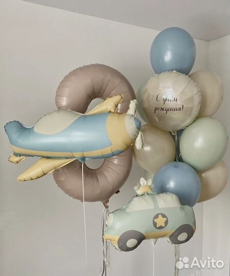Воздушные с гелием шары на день рождения
