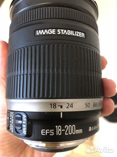 Объектив canon efs 18-200mm