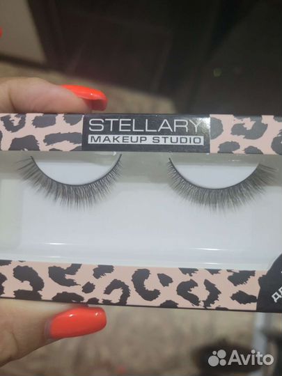 Накладные ресницы с клеем