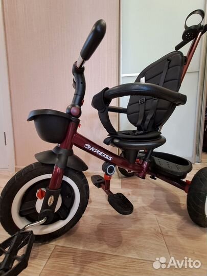 Детский велосипед с родительской ручкой