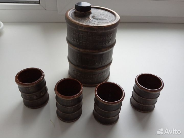 Набор для коньяка из керамики