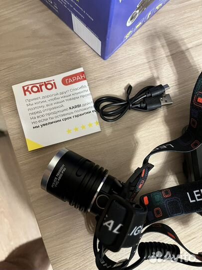 Светодиодный налобный фонарик