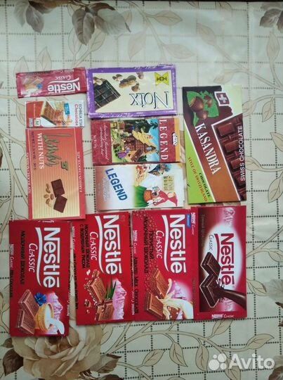 Коллекция шоколадных оберток