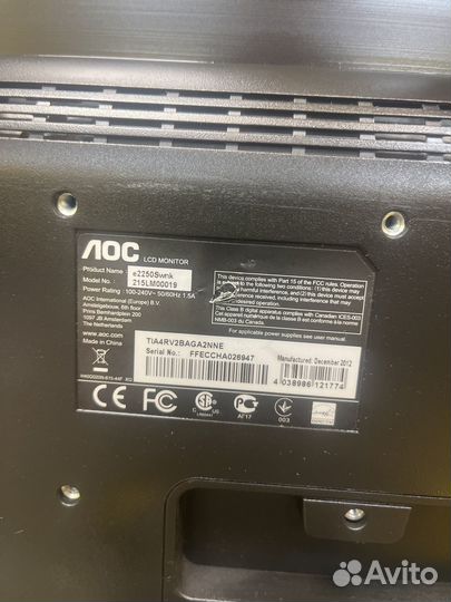 Монитор лос 22