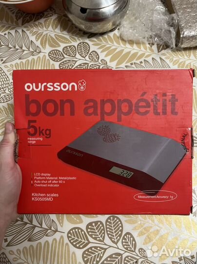 Электронные кухонные весы новые