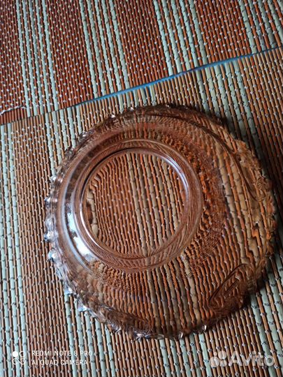 Салатник цветное стекло СССР