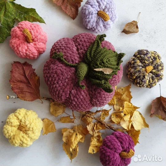 Интерьерная игрушка тыква