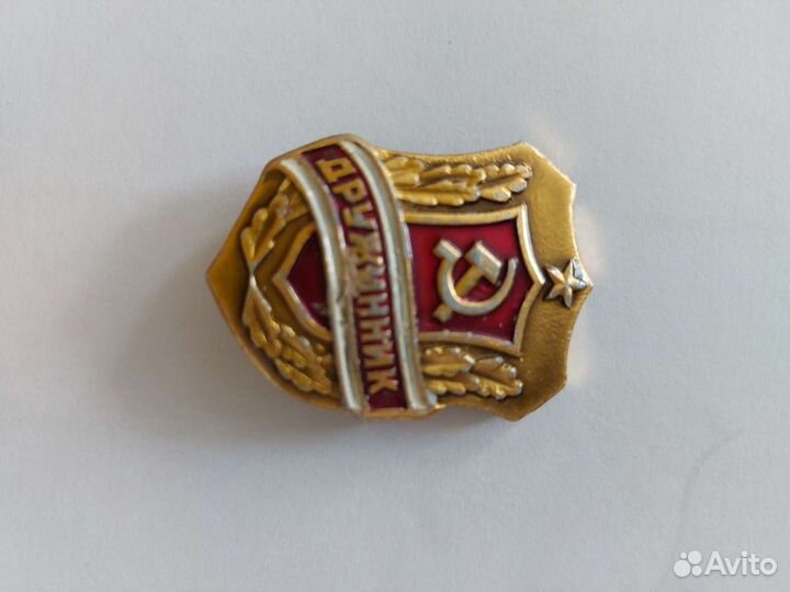 Значок дружинник