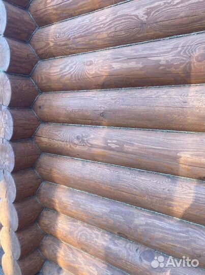 Конопатка Шлифовка Покраска срубов