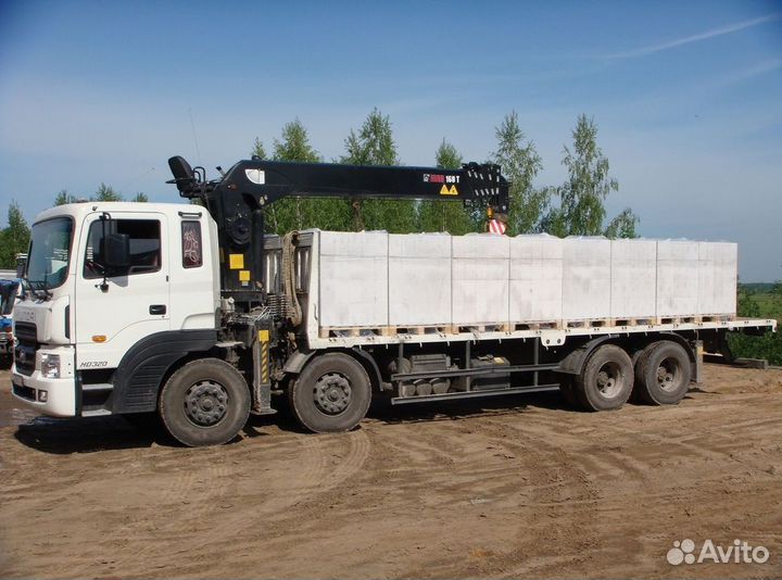 Газосиликатные блоки. Доставка и разгрузка