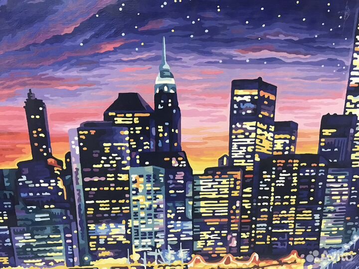 Картины Тадж Махал и Нью Йорк город