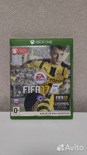 Диск FIFA 17 для Xbox