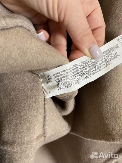 Пальто Zara шерсть р.M