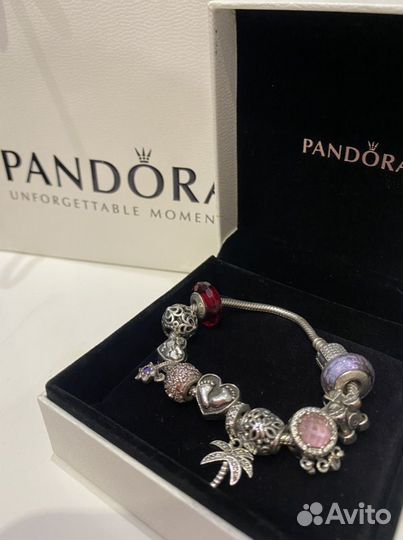 Браслет Pandora с шармами