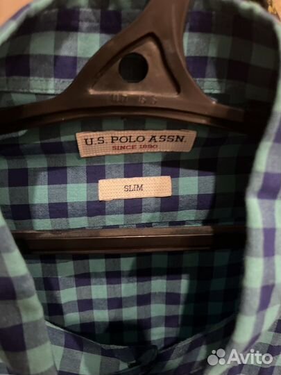 Рубашка us polo мужская 2xl