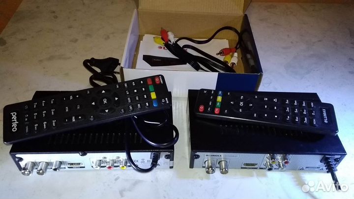 DVB тв приставки lumax и perfeo под ремонт