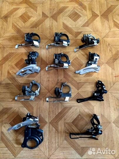 Манетки, шатуны, задние, передние переключатели