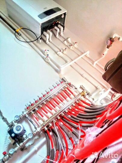 Монтаж систем отопления, водоснабжения, канализаци