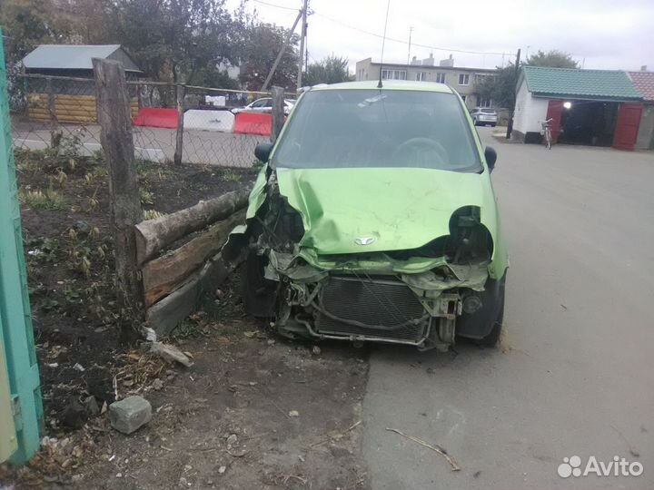 Daewoo Matiz 0.8 МТ, 2006, битый, 123 456 км