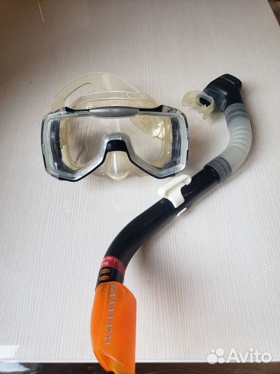 Маска+трубка для подводного плавания