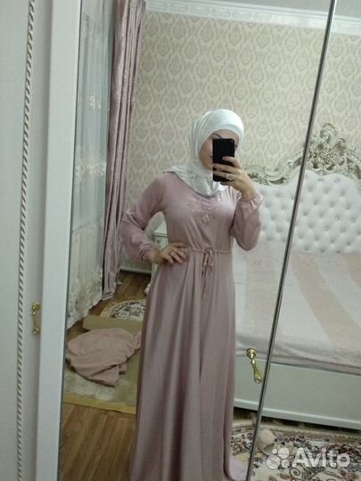 Платье штапельное