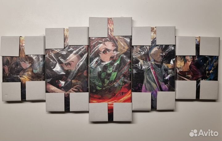 Набор картин 5 шт. Клинок рассекающий демонов