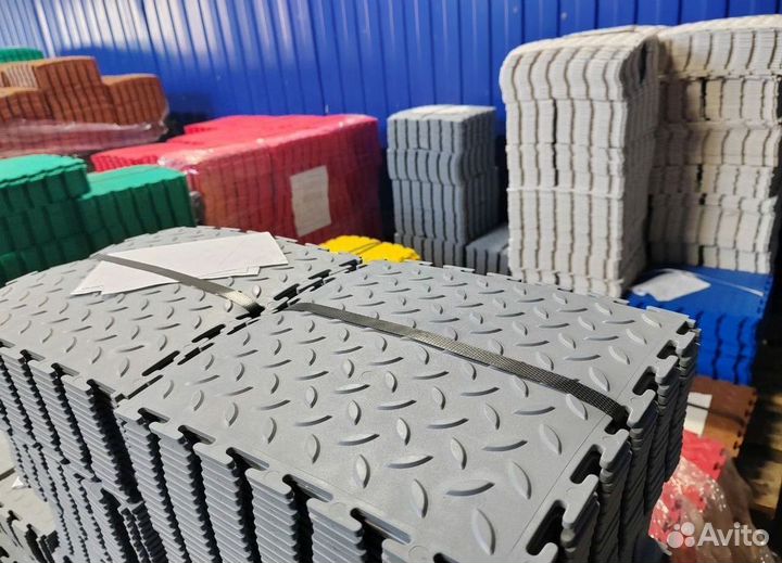 Модульная пвх плитка для склада