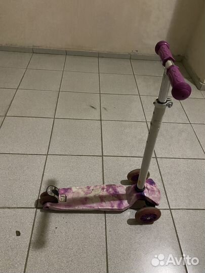 Самокат детский трехколесный бу