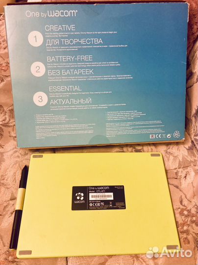 Графический планшет One by Wacom CTL-671
