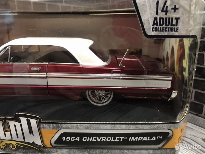 Motormax 1/24 Chevrolet Impala 1964 Lowrider Red