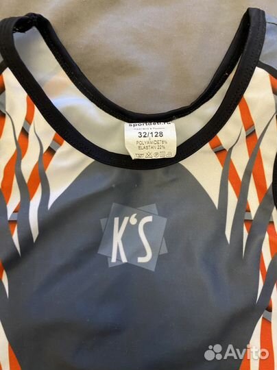 Костюм спортивный гимнастический рост 128