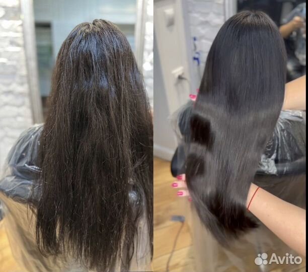 Кератиновое выпрямление волос модель