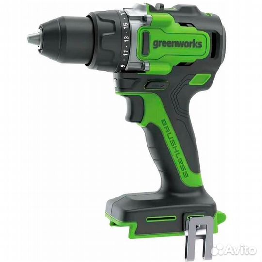 Дрель шуруповерт ударная Greenworks GD24DD140 24V